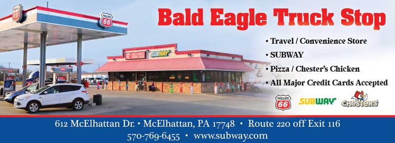 Bald Eagle Truck Stop <center>Bald Eagle Truck Stop | <b><a href="tel:570-769-6455">CLICK TO CALL 570-769-6455</a></b></center>